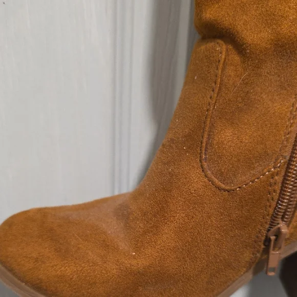 Cityclassified Brown Over-the-Knee Womens Boots Faux Suede - Picture 6 of 11